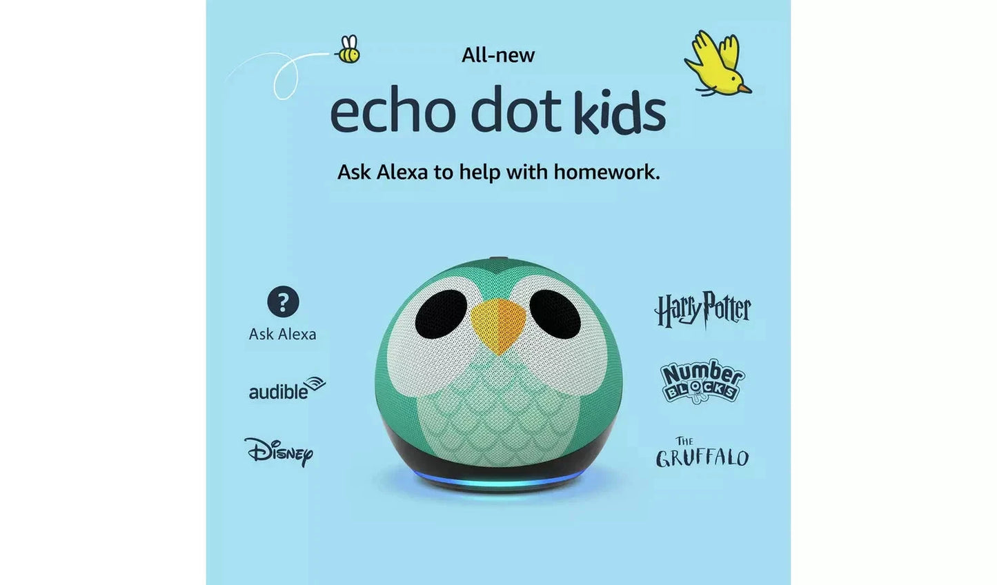 Amazon Echo Dot Kids (5th Gen) Smart Speaker with Alexa – Dragon Edition Amazon