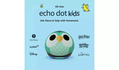 Amazon Echo Dot Kids (5th Gen) Smart Speaker with Alexa – Dragon Edition - Funkifone