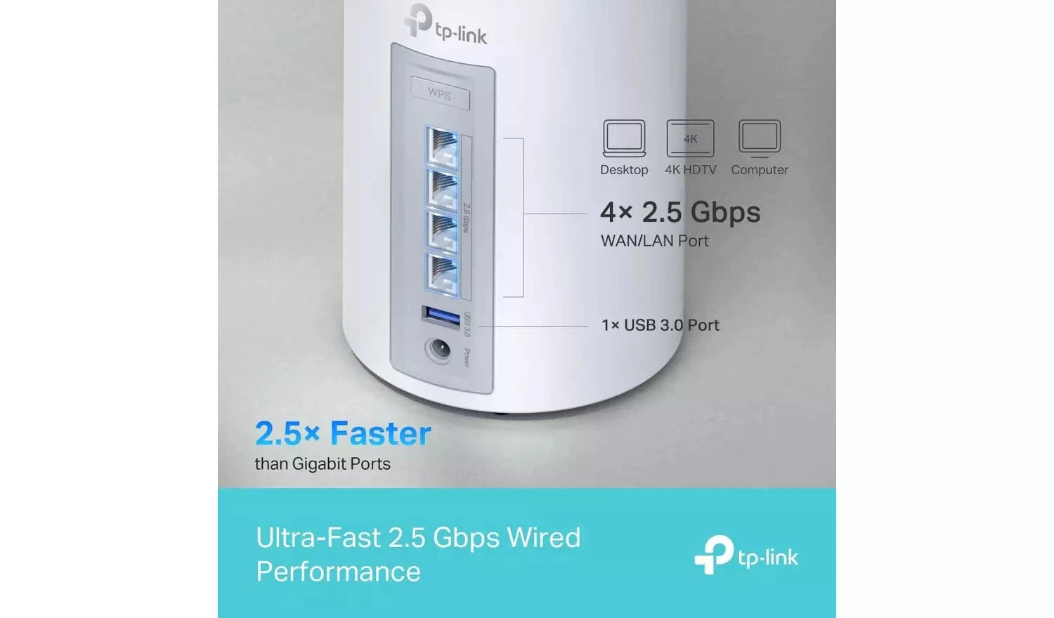 TP-Link Deco BE65 Whole Home Mesh Wi-Fi 7 System (3-Pack, 9.3Gbps) TP Link