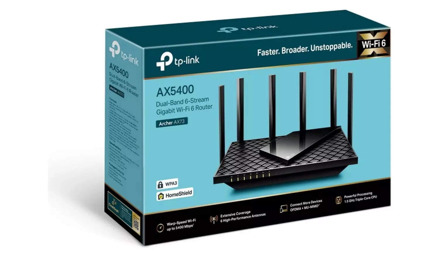 TP-Link Archer AX73 AX5400 Dual-Band Gigabit Wi-Fi 6 Router TP Link