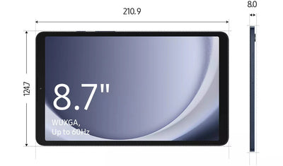 Samsung Galaxy Tab A9 8-inch Wi-Fi Tablet – 64GB, Navy (New) - Funkifone