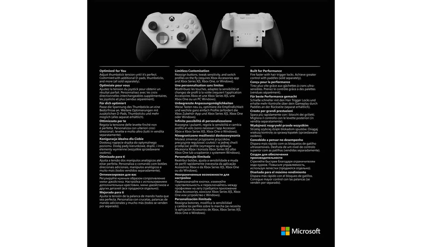 Official Xbox Elite Wireless Controller Series 2 – White (New) Xbox