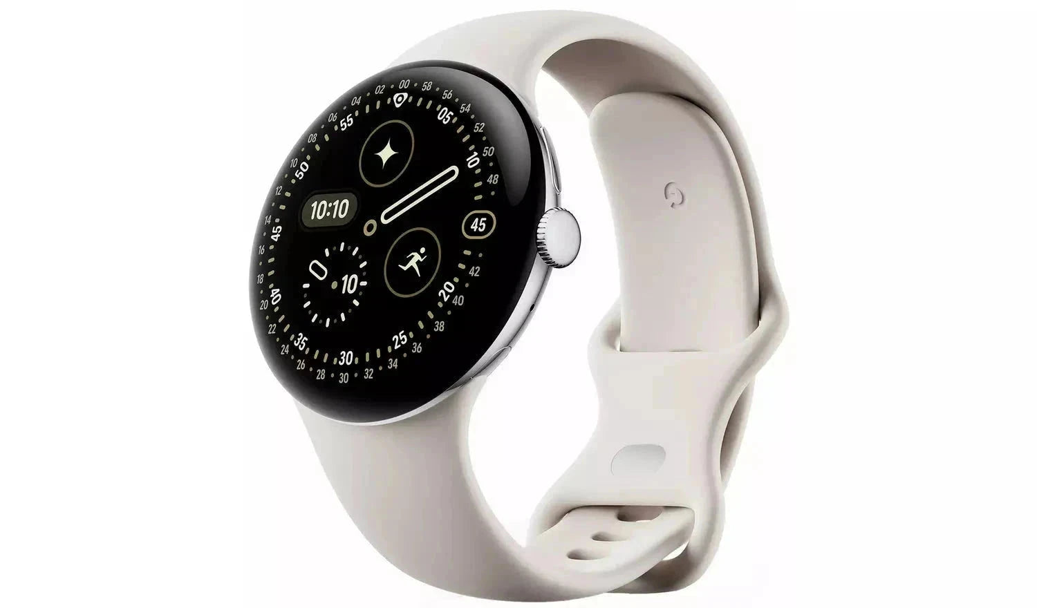 Google Pixel Watch 4 – 41mm Wi-Fi Smartwatch, Porcelain (New) Google