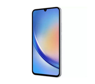 Samsung Galaxy A34 5G 128GB Mobile Phone Sim Free Silver – Brand new - Funkifone