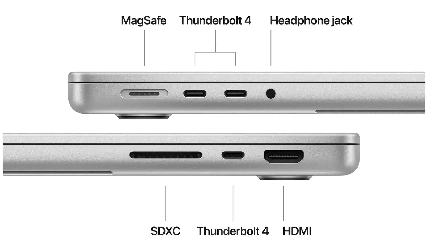 Apple MacBook Pro 2024 14.2-inch M4 – 16GB RAM, 512GB SSD, Silver (New) Apple
