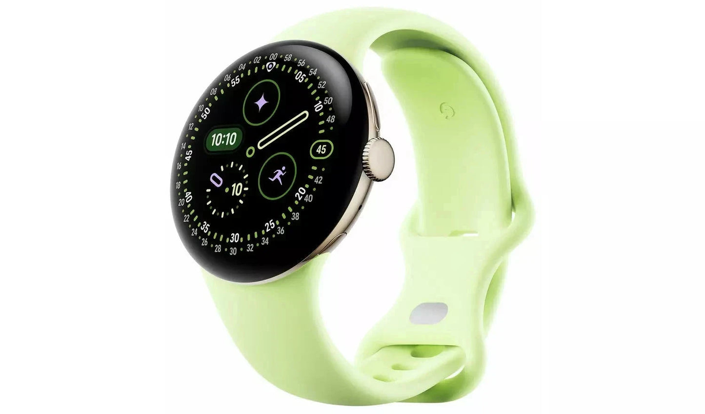 Google Pixel Watch 4 – 41mm Wi-Fi Smartwatch, Obsidian (New) Lemongrass S L 41 mm Google