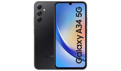 Samsung Galaxy A34 5G 128GB Mobile Phone Sim Free Black – (Excellent Condition) Default Title Samsung