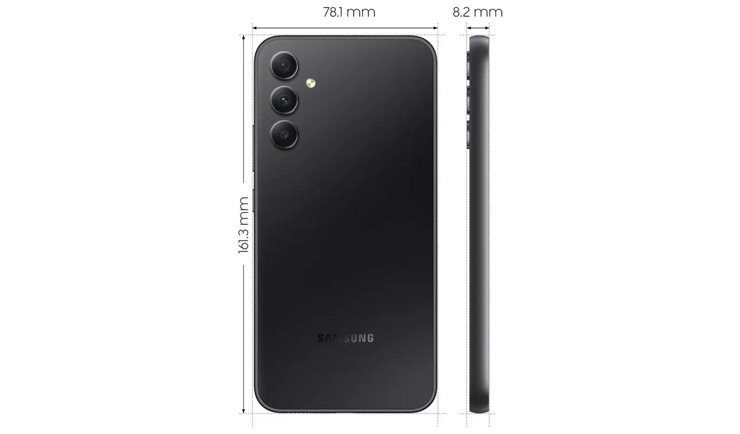 Samsung Galaxy A34 5G 128GB Mobile Phone Sim Free Black – Brand new