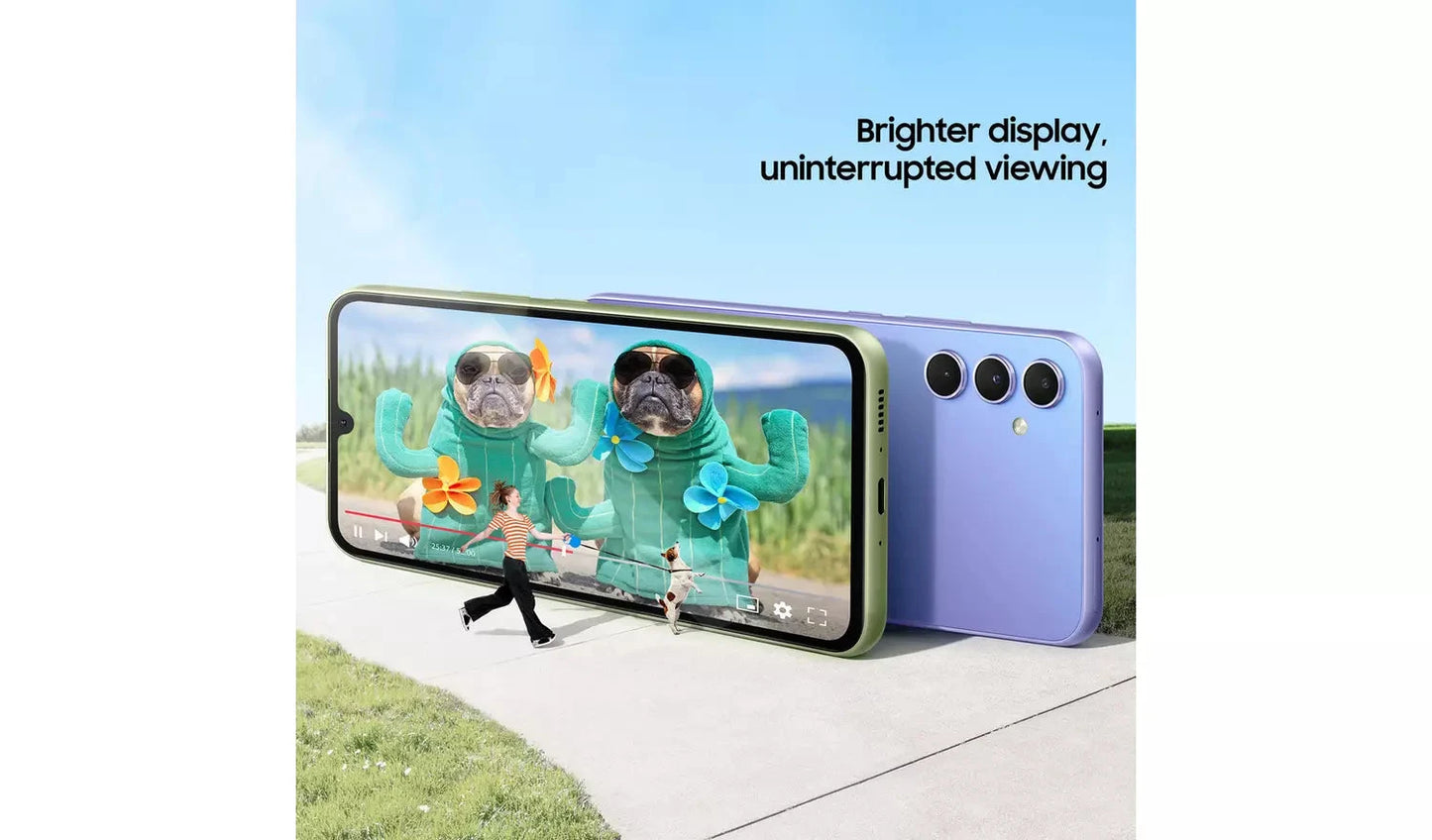 Samsung Galaxy A34 5G 128GB Mobile Phone Sim Free Purple – Renewed Samsung