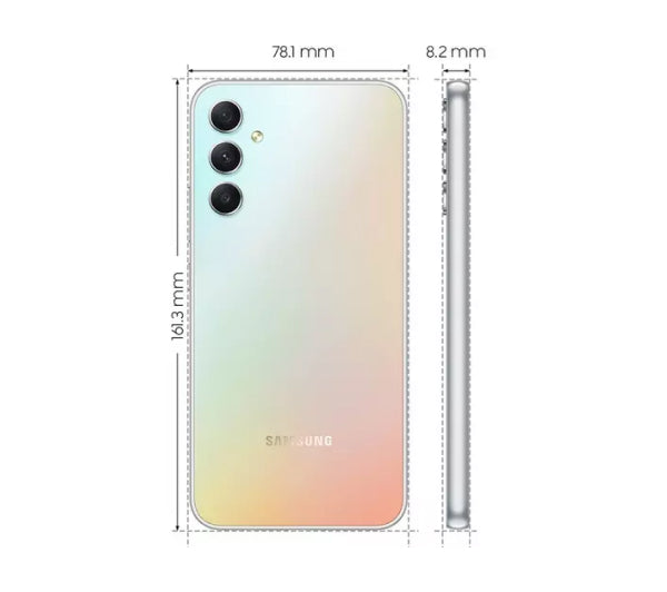Samsung Galaxy A34 5G 128GB Mobile Phone Sim Free Silver – Brand new