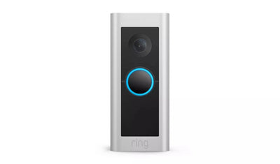 Ring Pro 2 Video Doorbell (Hardwired) – Silver Ring