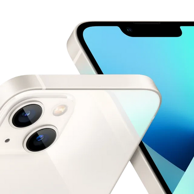 iPhone 13 5G 128GB Starlight White - Unlocked (Excellent Refurbished) - Funkifone