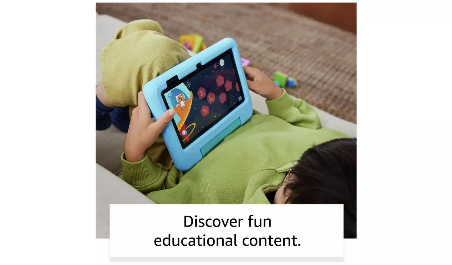 Amazon Fire 7 Kids – 7" Tablet, 16GB, Red – Designed for Ages 3–7, (New) Amazon