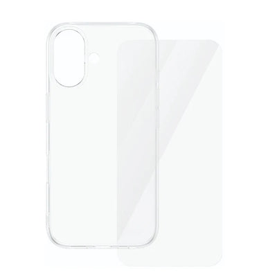 Funki Bundle Clear Case + Tempered Glass for iPhone 16 Funki Fone