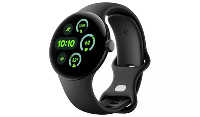 Google Pixel Watch 3 – 45mm LTE Matte Black Aluminium Obsidian Active Band (Very Good Condition) Google