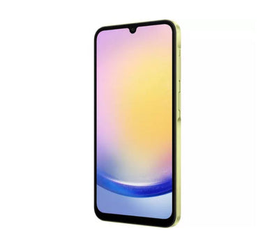 Samsung Galaxy A25 5G 128GB Mobile Phone Sim Free Yellow – Brand new - Funkifone