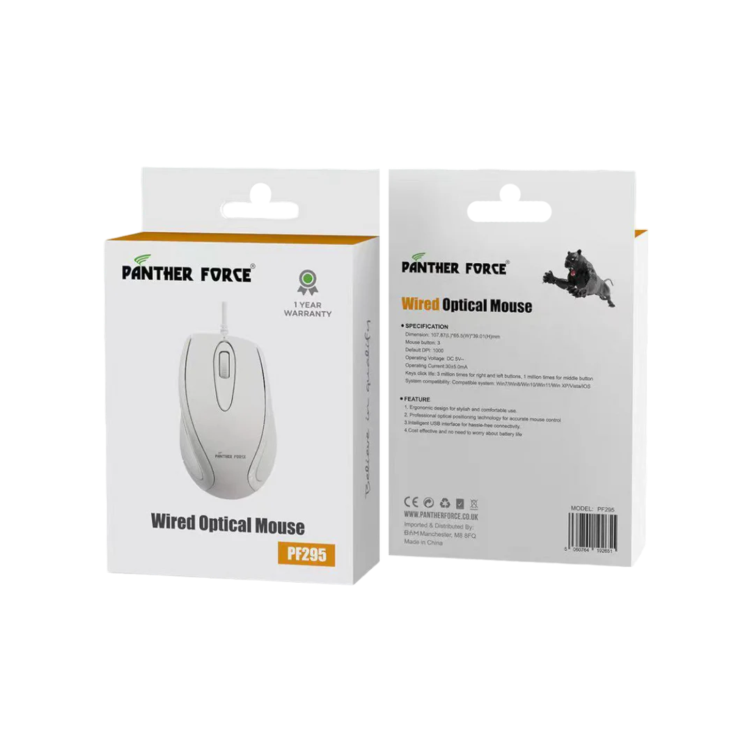 PANTHER FORCE WIRED OPTICAL MOUSE- PF295