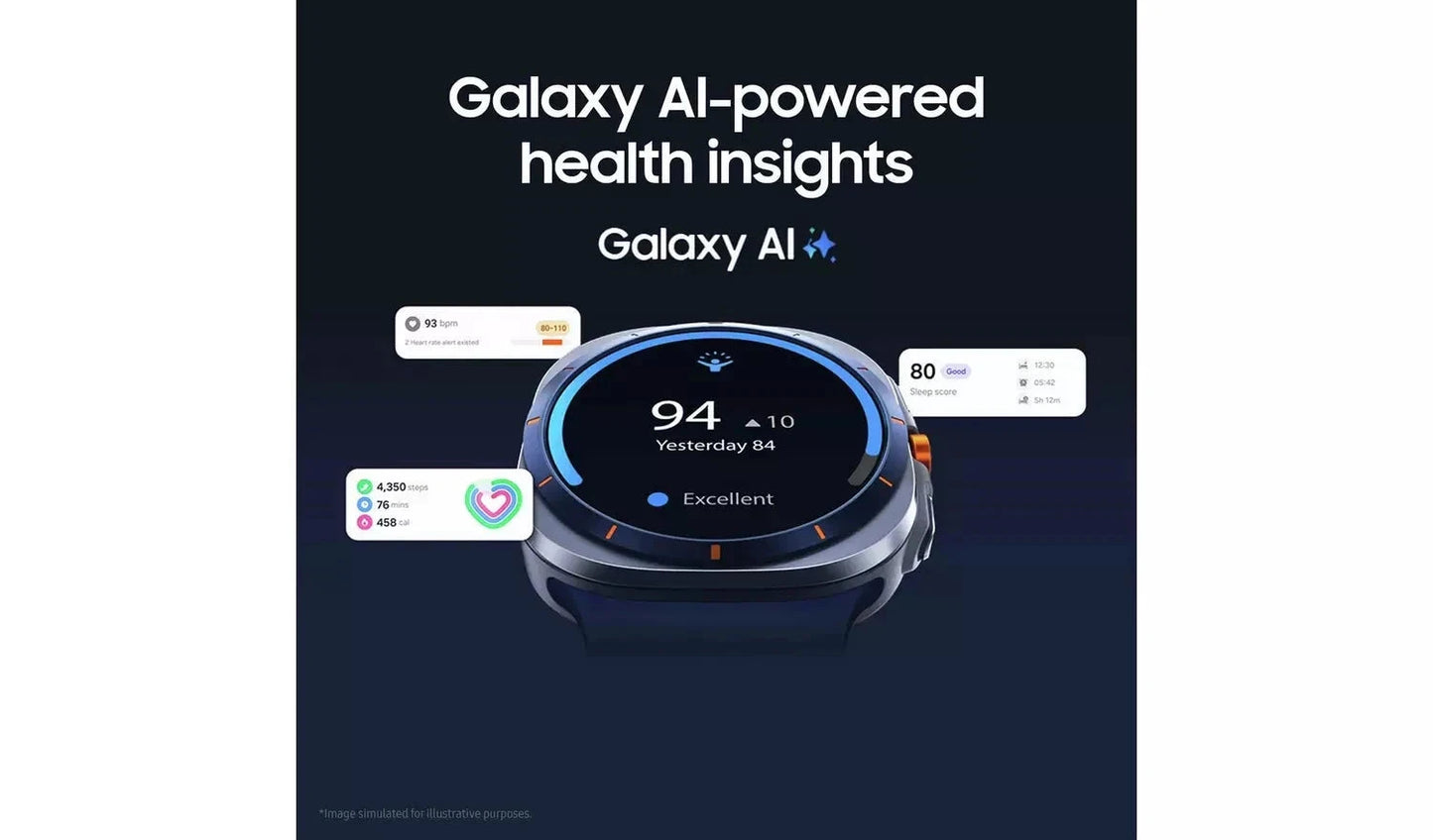 Samsung Galaxy Watch Ultra 2025 – 47mm Smartwatch, Titanium Silver(New) Samsung