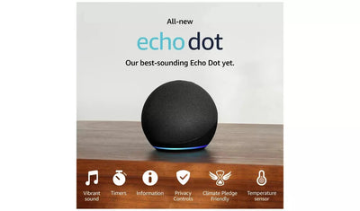 Amazon Echo Dot 5 Smart Speaker – White (New) - Funkifone