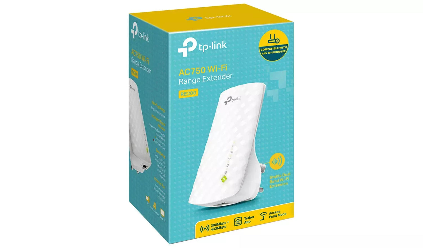 TP-Link RE200 AC750 Universal Wi-Fi Range Extender TP Link