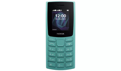 Nokia 105 Mobile Phone – Cyan Unlocked Feature Phone (New) Nokia