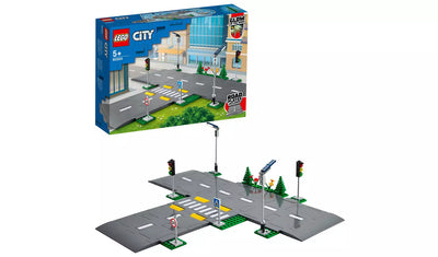 LEGO City Road Plates Building Set with Traffic Lights | Ages 5+ | Model 60304 | New LEGO