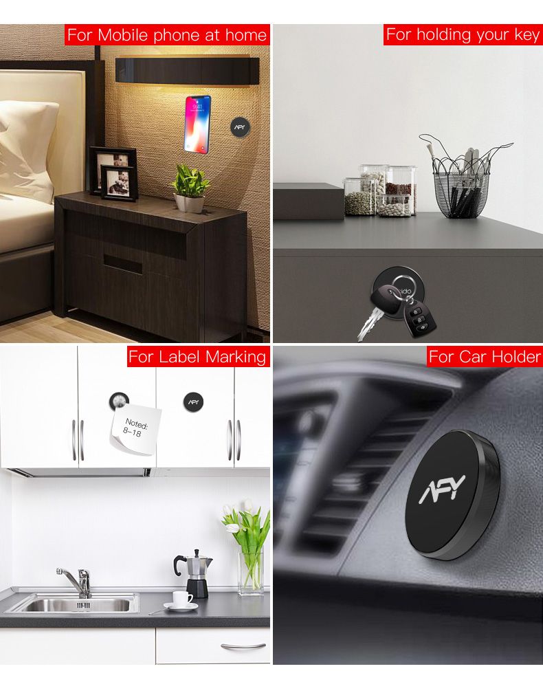 AFY Magnetic mobile Holder, Car Phone Holder Mount for Dashboard