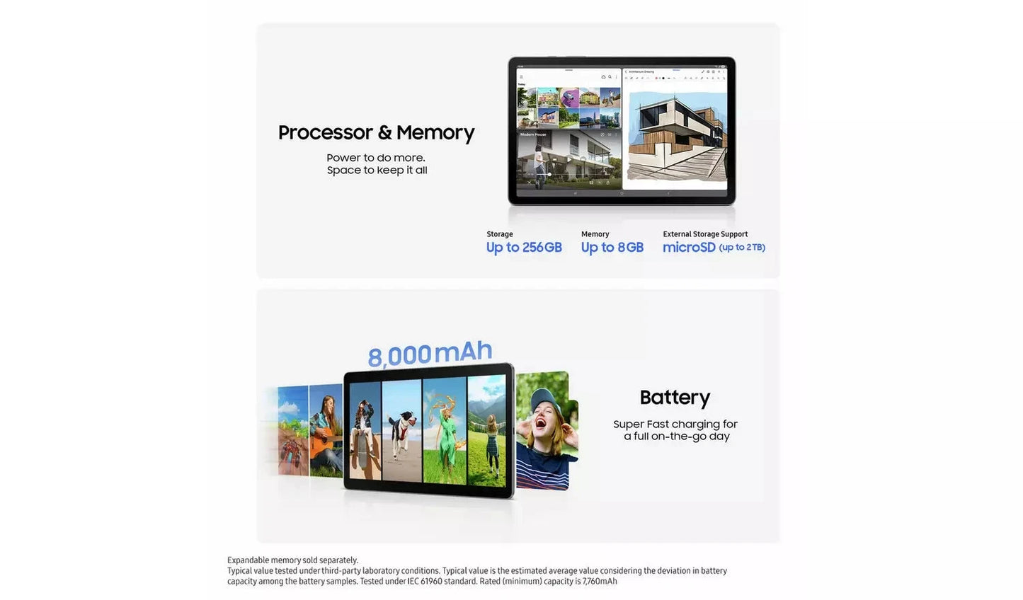 Samsung Galaxy Tab S10 Lite 10.9-inch Wi-Fi Tablet – 128GB, Silver (New) Samsung