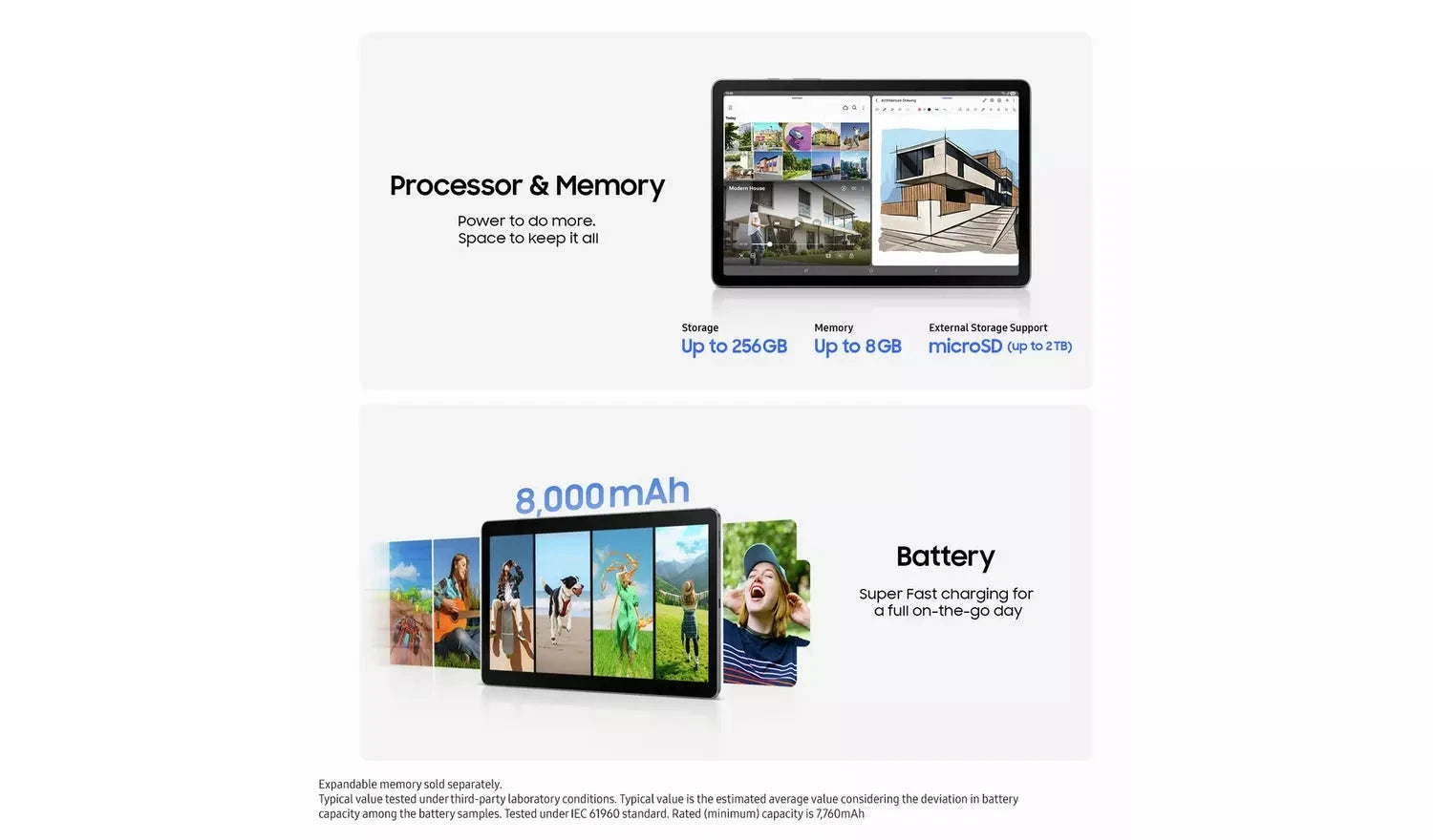 Samsung Galaxy Tab S10 Lite 10.9-inch Wi-Fi Tablet – 128GB, Silver (New) Samsung