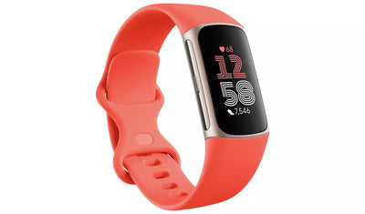 Fitbit Charge 6 Fitness Tracker – Coral (New) Google