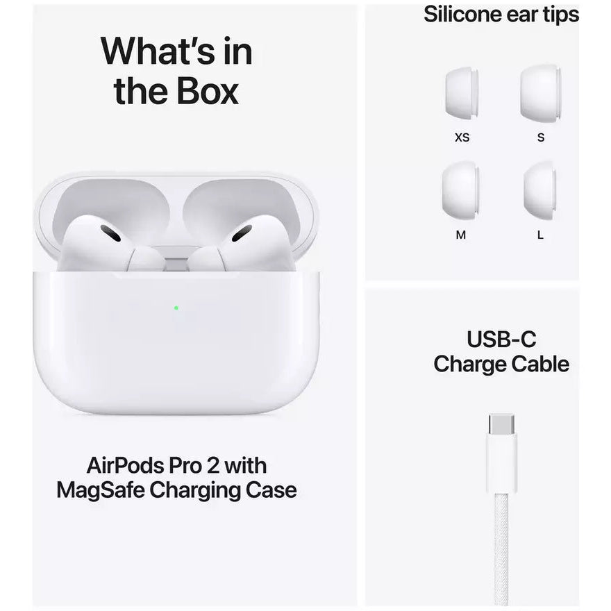 Apple AirPods Pro with USB-C MagSafe Case (2nd Generation)
