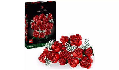 LEGO Icons Bouquet of Roses Flowers Set for Adults | Ages 18+ | Model 10328 | NEW LEGO