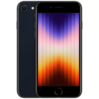 iPhone SE 2022 128GB Red – Physical Sim + eSim Unlocked (Refurbished) Midnight Apple