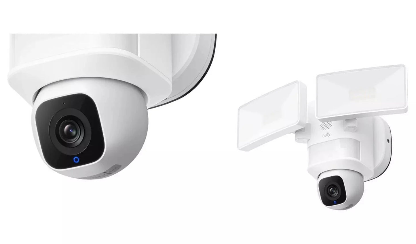 eufy E30 2K Wired Floodlight Security Camera (White) eufy