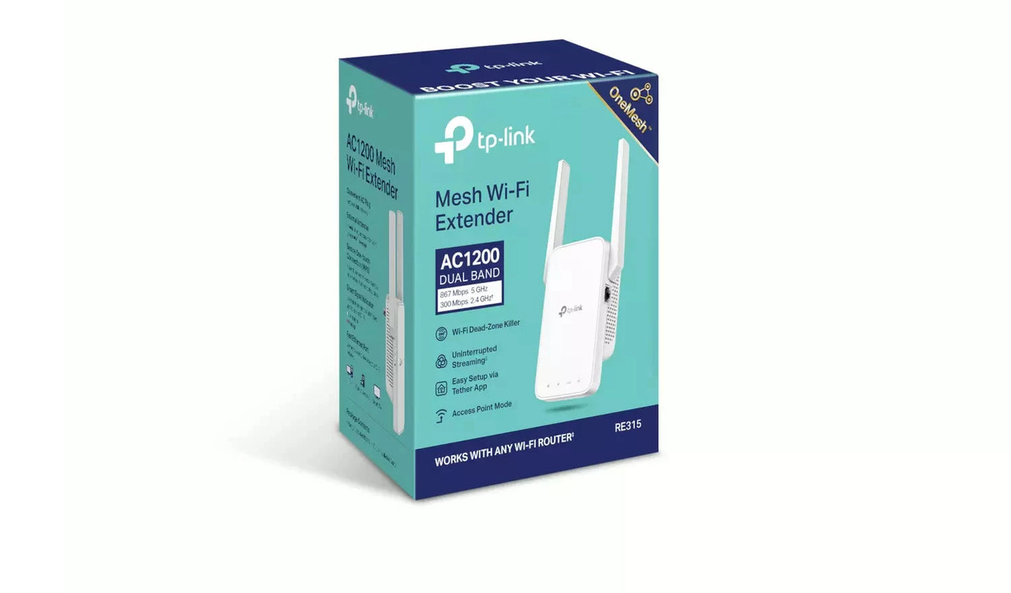 TP-Link RE315 AC1200 Wi-Fi Range Extender TP Link