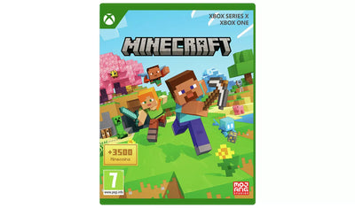 Minecraft Bedrock – Xbox One & Series X | Physical Disc + 3500 Minecoins | 7+ (Excellent Condition) Xbox
