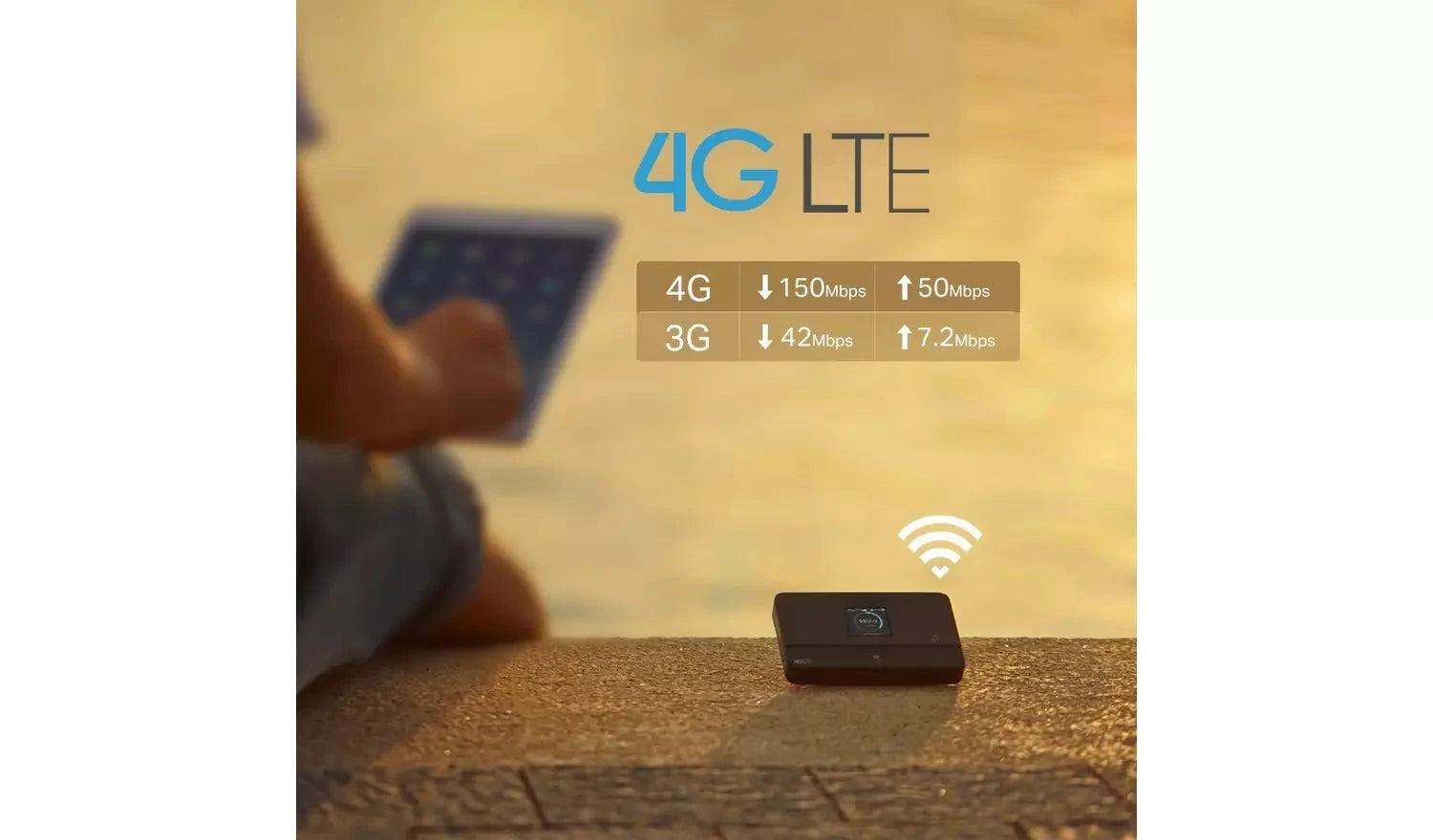 TP-Link M7350 Unlocked 4G LTE Portable Wi-Fi Hotspot with Screen TP Link