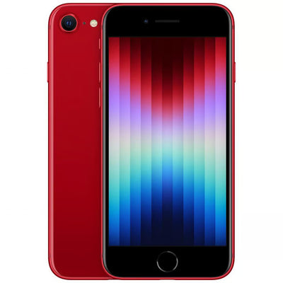 iPhone SE 2022 128GB Red – Physical Sim + eSim Unlocked (Refurbished) Red Apple