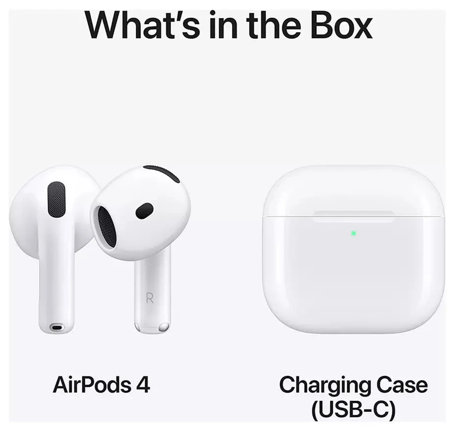 Apple AirPods 4 USB-C Charging Case (4th Generation) – Apple Earbuds Apple