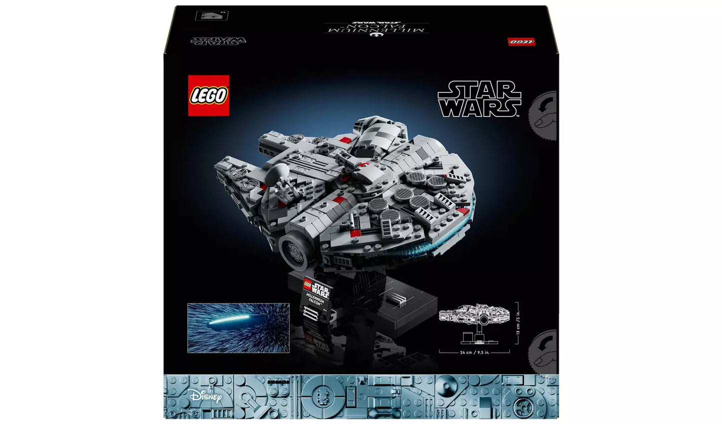 LEGO Star Wars Millennium Falcon Model Set for Adults 75375 | Ages 18+ | New LEGO