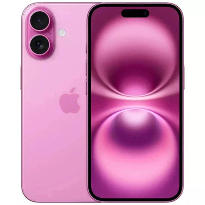 Apple iPhone 16 5G AI Mobile 128GB - Pink (Refurbished) Pink Apple
