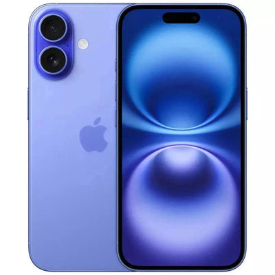Apple iPhone 16 5G AI Mobile 128GB - Pink (Refurbished) Blue Apple