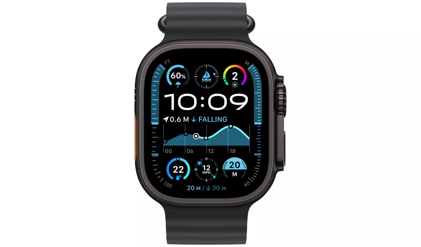 Apple Watch Ultra 2 GPS + Cellular 49mm Ocean band Black - Excellent Condition