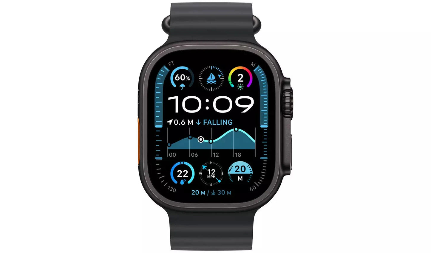 Apple Watch Ultra 2 49mm Ocean band Black - (New) - Funkifone