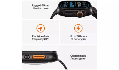 Apple Watch Ultra 2 49mm Ocean band Black - (New) - Funkifone