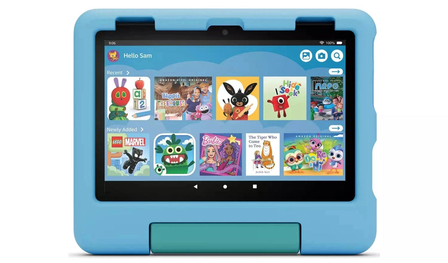 Amazon Fire HD 8 Kids – 8" Tablet, 32GB, Purple – Designed for Ages 3–7, (New) Amazon