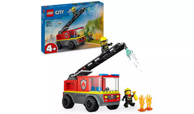 LEGO City Fire Engine with Ladder Firefighter Toy Set | Ages 4+ | Model 60463 | New LEGO