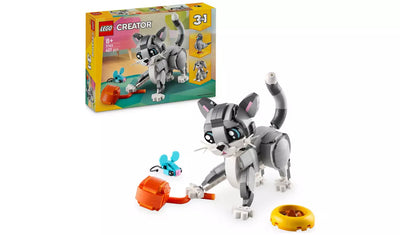 LEGO Creator 3in1 Playful Cat Figure Toy Animal Set | Ages 8+ | Model 31163 | New LEGO