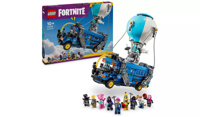 LEGO Fortnite Battle Bus Toy Set with 9 Characters | Ages 10+ | Model 77073 | 954 Pieces | New LEGO
