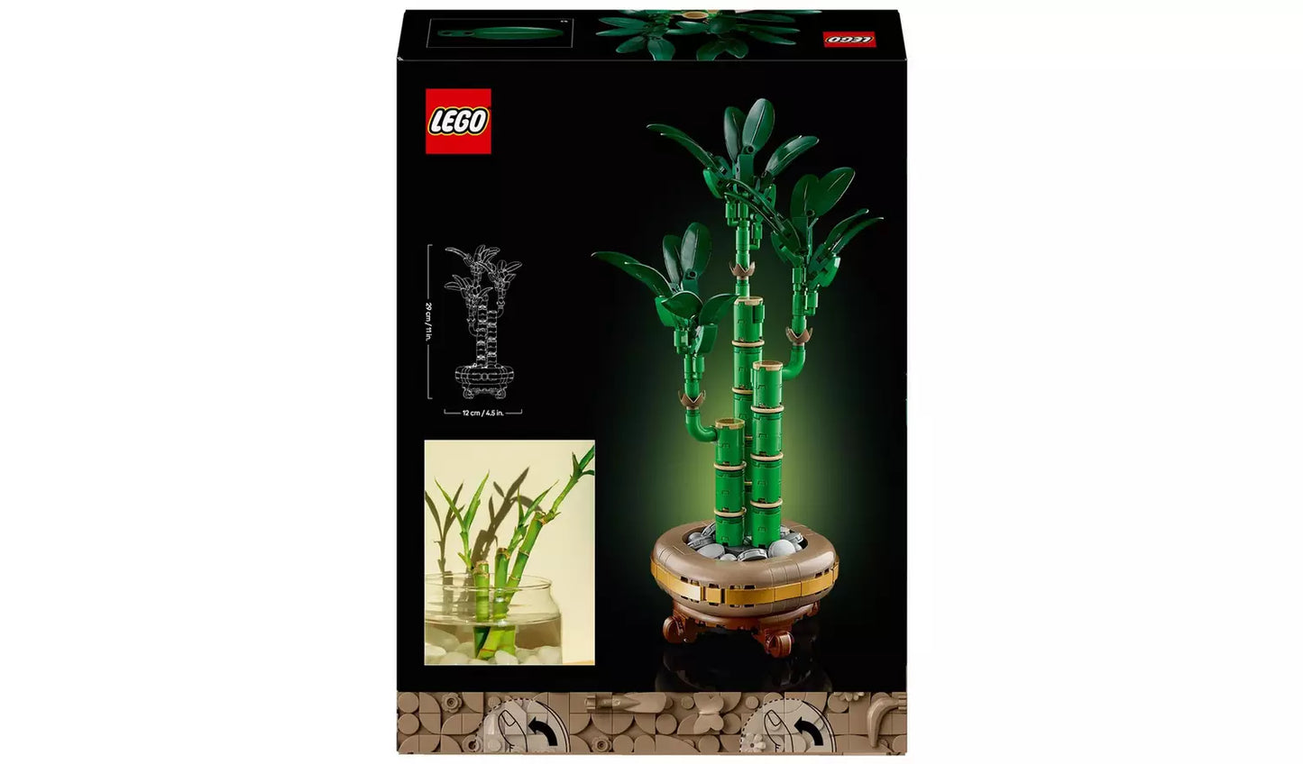 LEGO Botanicals Lucky Bamboo Artificial Plant Set | Ages 18+ | Model 10344 | NEW LEGO